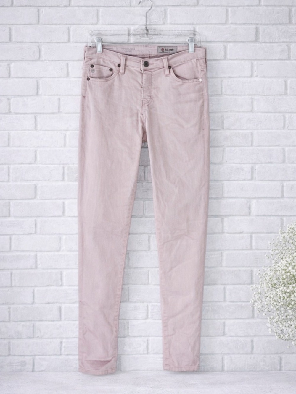 AG The Prima Cigarette Ankle Jeans in Blush Size 28 - Picture 5 of 12